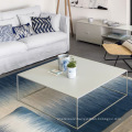 Nordic living room coffee table simple leisure metal square iron tea table